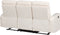 VERDAL - Driezitsbank Elektrisch - Wit - Fluweel