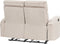 VERDAL - Tweezitsbank elektrisch - Beige - Fluweel