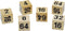 Verdubbelsteen 16 mm,hout backgammon VE.6 :: HOT Games
