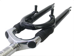 Verende voorvork 26 ahead met 1 1-8 vorkbuis - V-brake remnokken - zwart / zilver