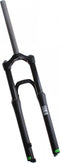 Verende voorvork 27,5 / 650B Spinner - 120 mm veerweg met 1 1/8 ahead vorkbuis - PM disc - mat zwart