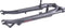 Verende voorvork 28 Spinner met 1 1/8 ahead vorkbuis - v-brake en IS disc + rollerbrake remnok - mat zwart