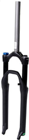 Verende voorvork 29 Spinner lock out met 1 1/8 ahead vorkbuis - PM disc remnokken - mat zwart