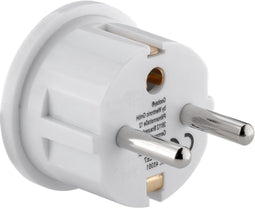 Verenigde Staten en Japan naar Europa Reisadapter - Geaard - Wit