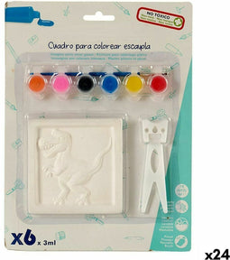 Verf en Kleuren Spel Schilderij (2 x 29 x 22 cm) (24 Stuks)