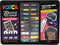 Verfstift posca groovy colours metalen koffer 20st