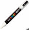 Verfstift Posca M wit | 6 stuks