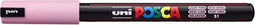 Verfstift Posca PC1MR EF lichtroze | 6 stuks