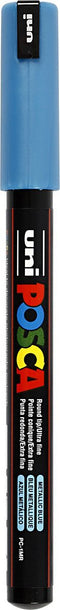 Verfstift posca pc1mr ef metallic blauw