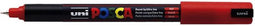 Verfstift Posca PC1MR EF rood | 6 stuks
