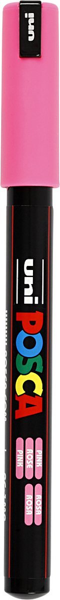 Verfstift posca pc1mr ef roze