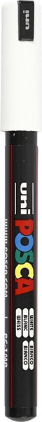 Verfstift posca pc1mr ef wit