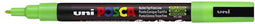 Verfstift Posca PC3M F appelgroen - 6 stuks