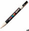 Verfstift Posca PC3M F beige | 6 stuks