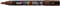 Verfstift Posca PC3M F bruin | 6 stuks