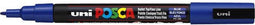 Verfstift Posca PC3M F donkerblauw | 6 stuks