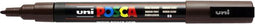 Verfstift Posca PC3M F donkerbruin | 6 stuks
