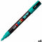 Verfstift Posca PC3M F emeraldgroen | 6 stuks