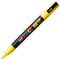 Verfstift Posca PC3M F geel | 6 stuks