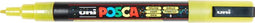 Verfstift posca pc3m f glitter geel