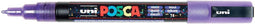 Verfstift posca pc3m f glitter paars