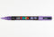 Verfstift posca pc3m f glitter paars