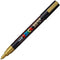 Verfstift Posca PC3M F goud | 6 stuks