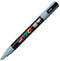 Verfstift Posca PC3M F grijs | 6 stuks