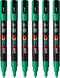 Verfstift posca pc3m f donkergroen | 6 stuks