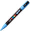 Verfstift Posca PC3M F hemelsblauw | 6 stuks