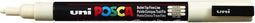 Verfstift Posca PC3M F ivoor | 6 stuks