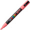 Verfstift Posca PC3M F koraal | 6 stuks