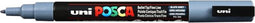 Verfstift Posca PC3M F leisteengrijs | 6 stuks