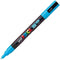 Verfstift Posca PC3M F lichtblauw | 6 stuks