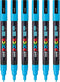Verfstift Posca PC3M F lichtblauw | 6 stuks