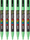 Verfstift Posca PC3M F lichtgroen | 6 stuks
