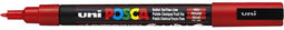 Verfstift Posca PC3M F rood | 6 stuks