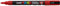 Verfstift Posca PC3M F rood | 6 stuks