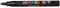 Verfstift Posca PC3M F zilver | 6 stuks