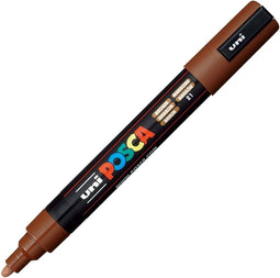 Verfstift Posca PC5M M bruin | 6 stuks