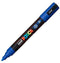 Verfstift Posca PC5M M donkerblauw | 6 stuks