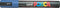 Verfstift posca pc5m m donkerblauw | 6 stuks