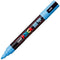 Verfstift Posca PC5M M hemelsblauw | 6 stuks