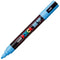 Verfstift Posca PC5M M hemelsblauw | 6 stuks