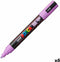 Verfstift Posca PC5M M lavendel | 6 stuks