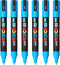 Verfstift Posca PC5M M lichtblauw | 6 stuks