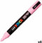Verfstift posca pc5m m lichtroze | 6 stuks