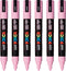 Verfstift posca pc5m m lichtroze | 6 stuks