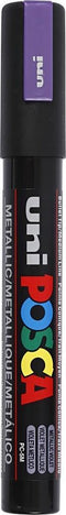 Verfstift posca pc5m m metallic paars