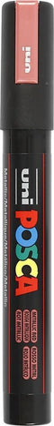 Verfstift posca pc5m m metallic rood